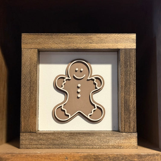 Wood Sign - Gingerbread