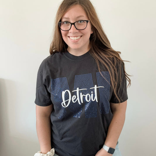 Detroit Michigan Spangle Unisex Tee