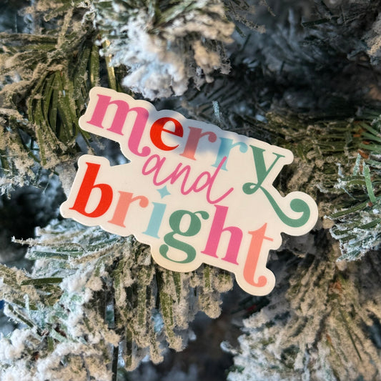 Sticker - Merry & Bright