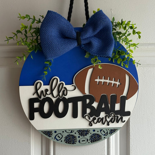 Hello Football Season - Door Round
