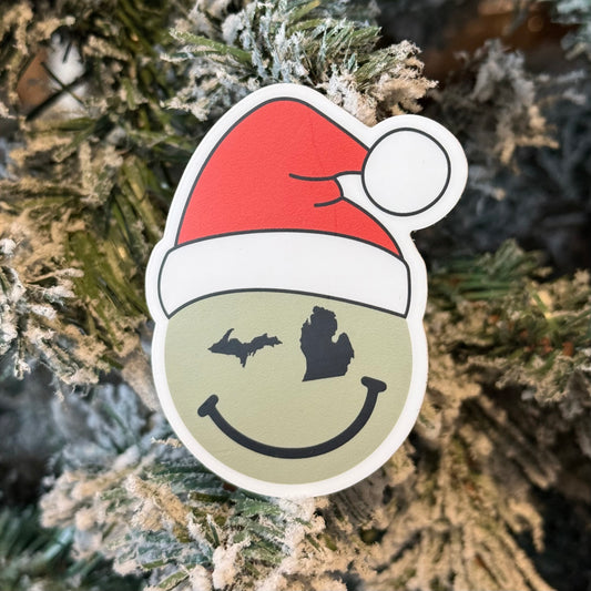 Sticker - Michigan Santa