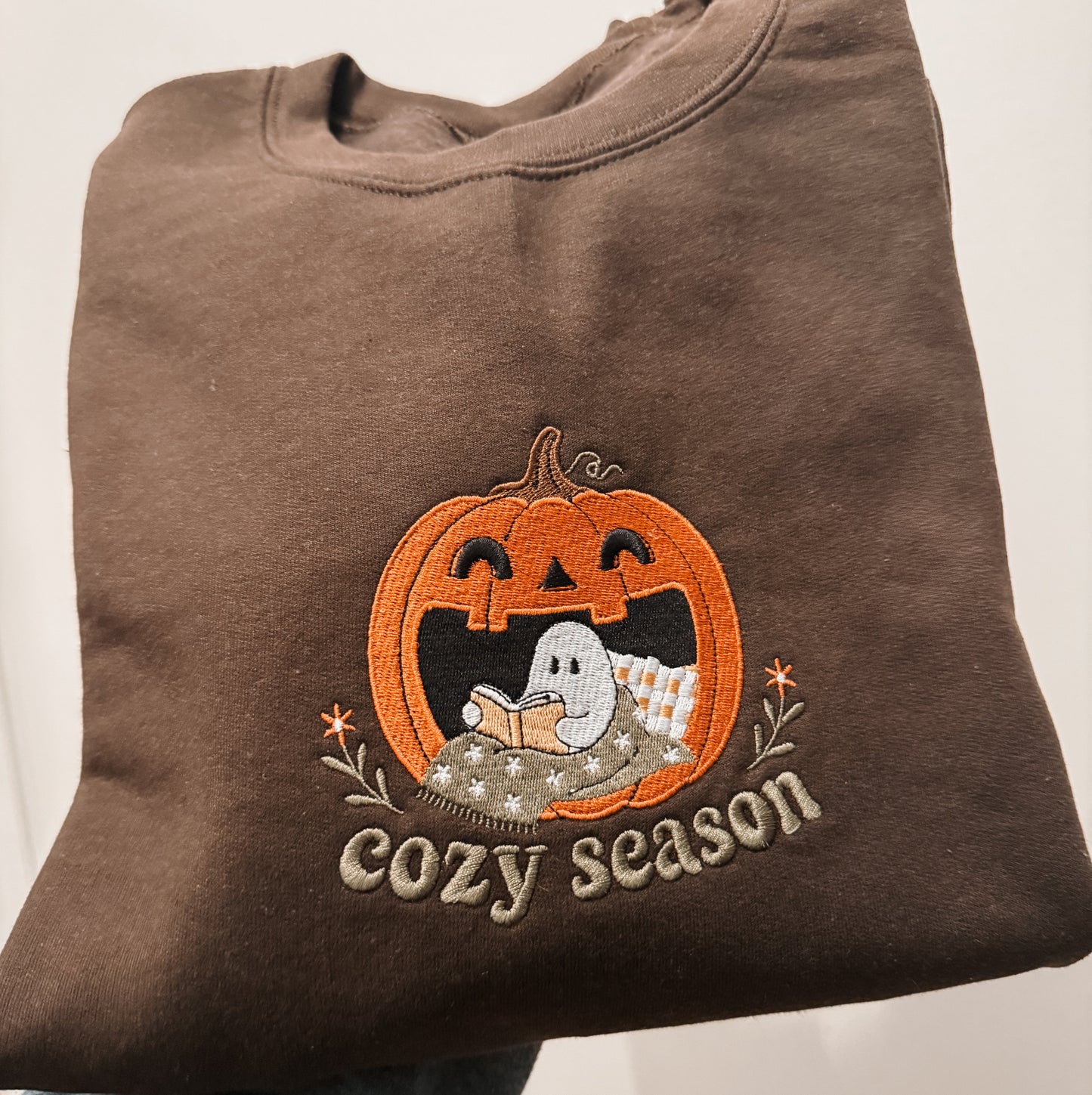 Embroidered Cozy Season Crewneck
