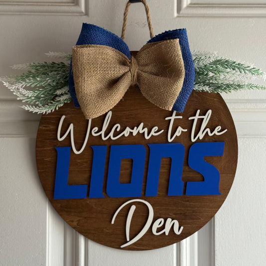 Lions Den - Door Round