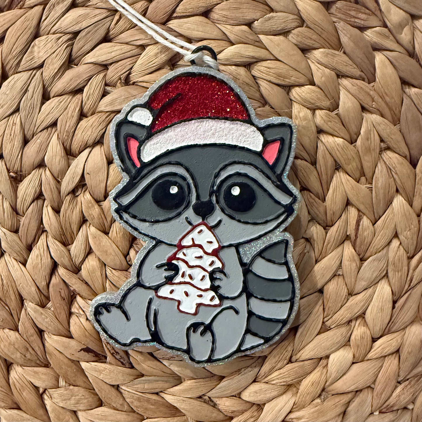 Freshie - Raccoon Debbie Christmas tree