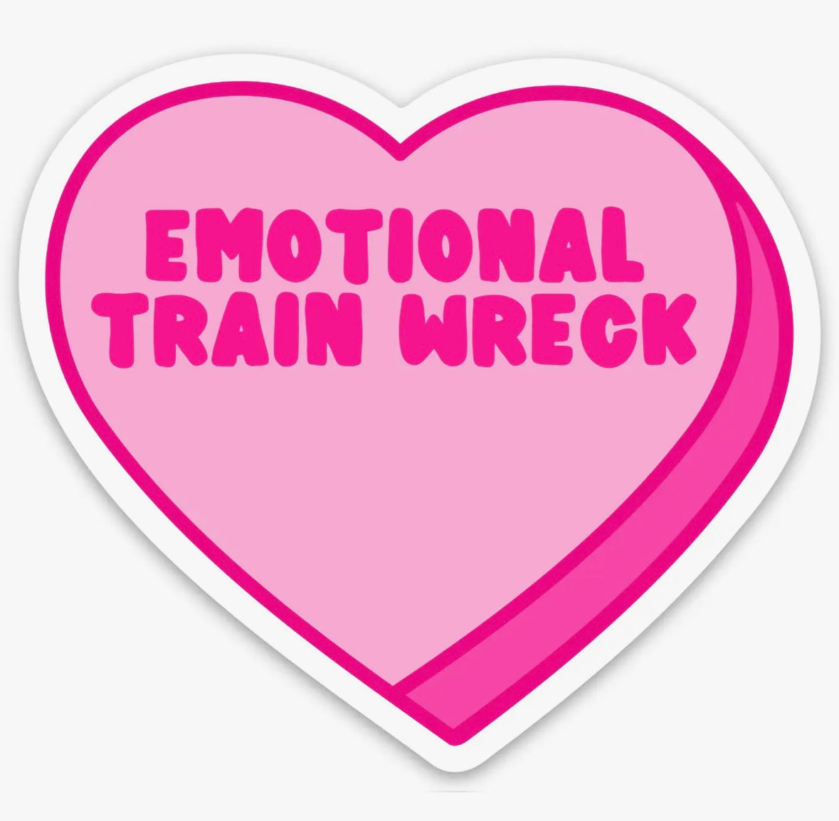 Sticker - Emotional Train Wreck