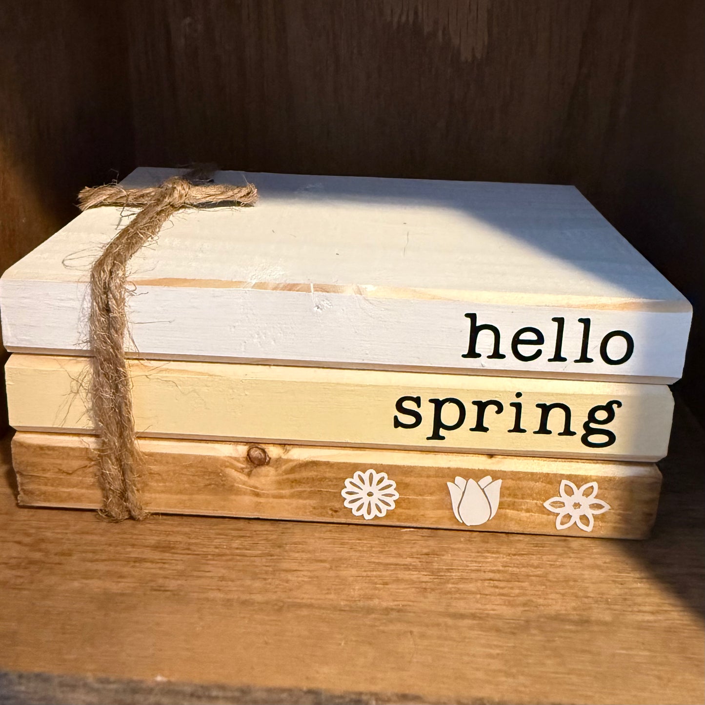 Hello Spring Book Stack