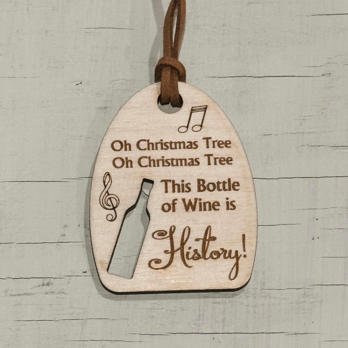 Gift Tag - This bottle of wine is history