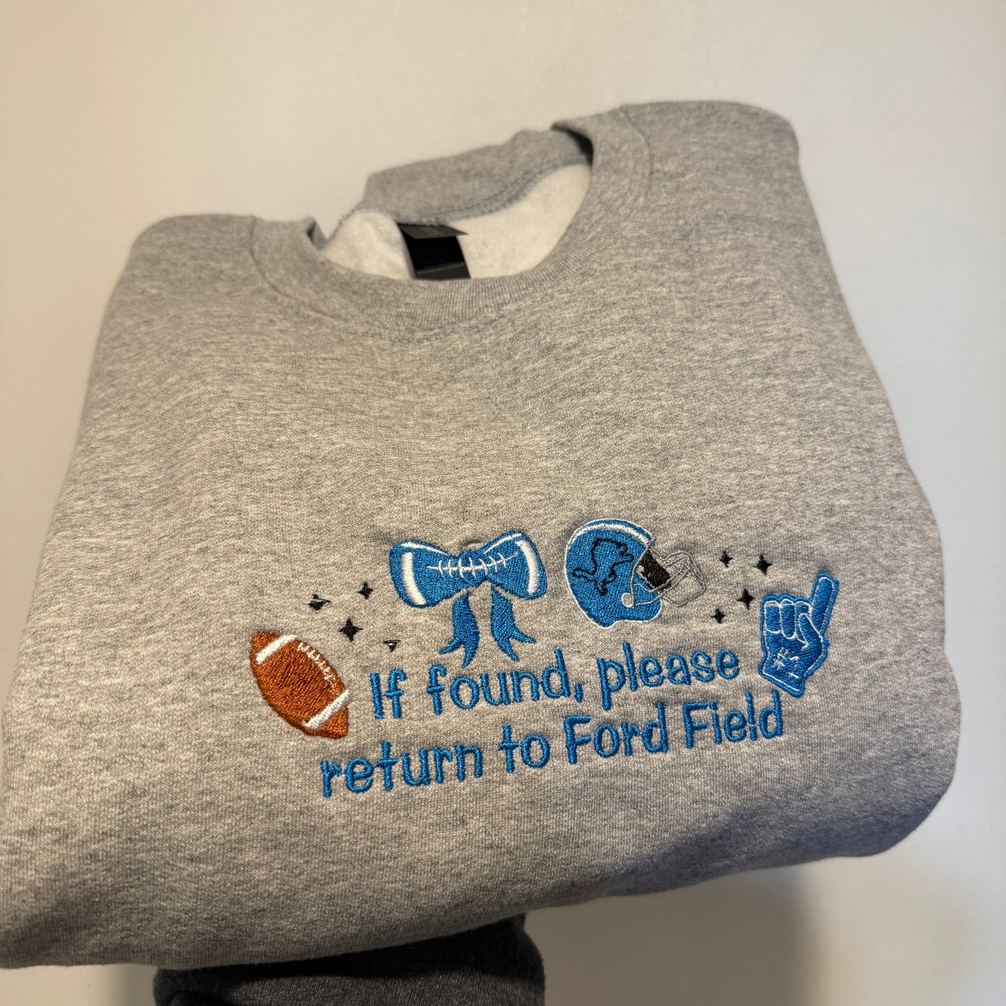 If found, please return to Ford Field