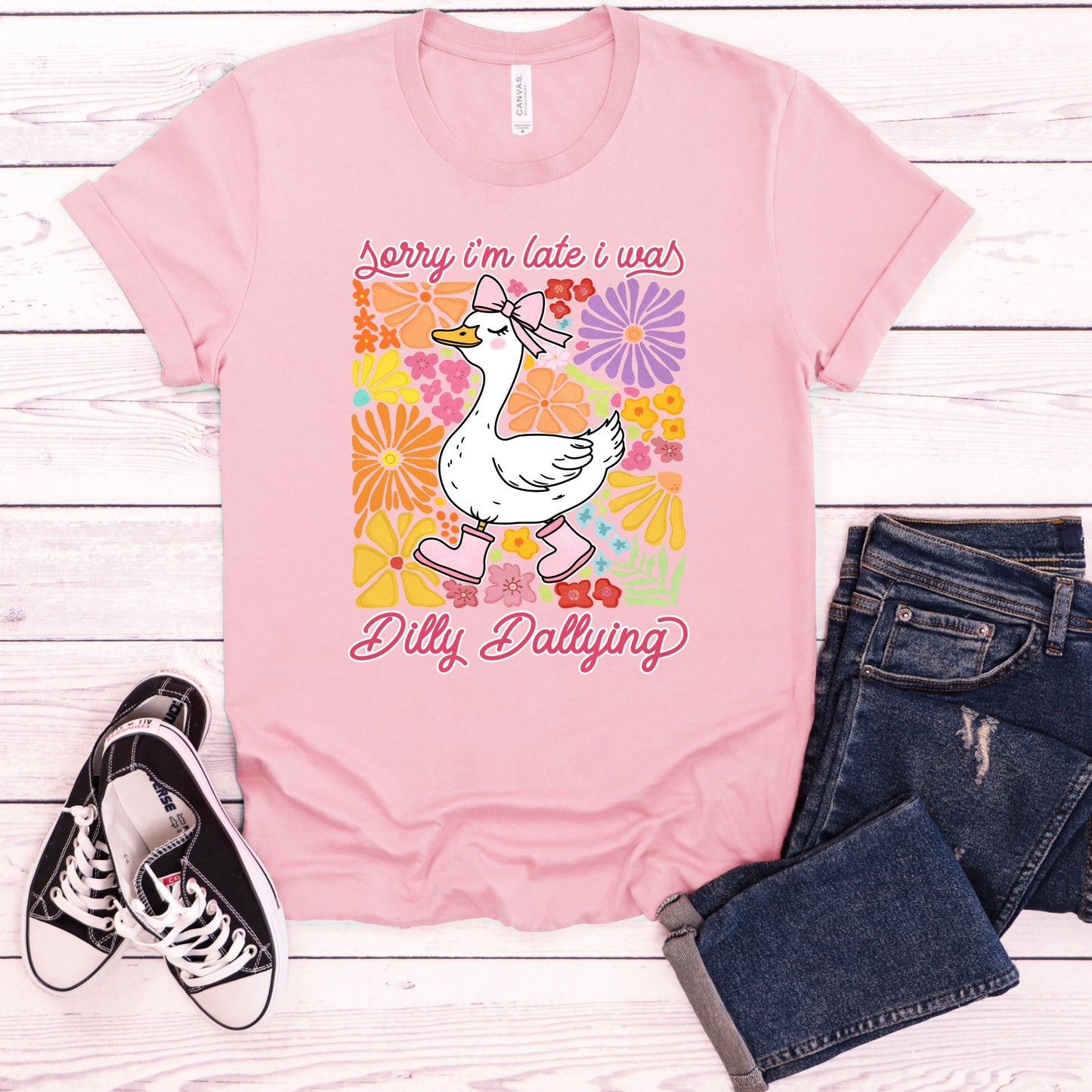 (Pre-order) Dilly Dallying Goose Tee