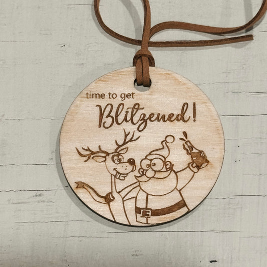 Gift Tag - Time to get Blitzened