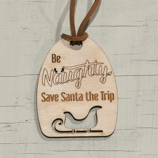 Gift Tag - Be Naughty