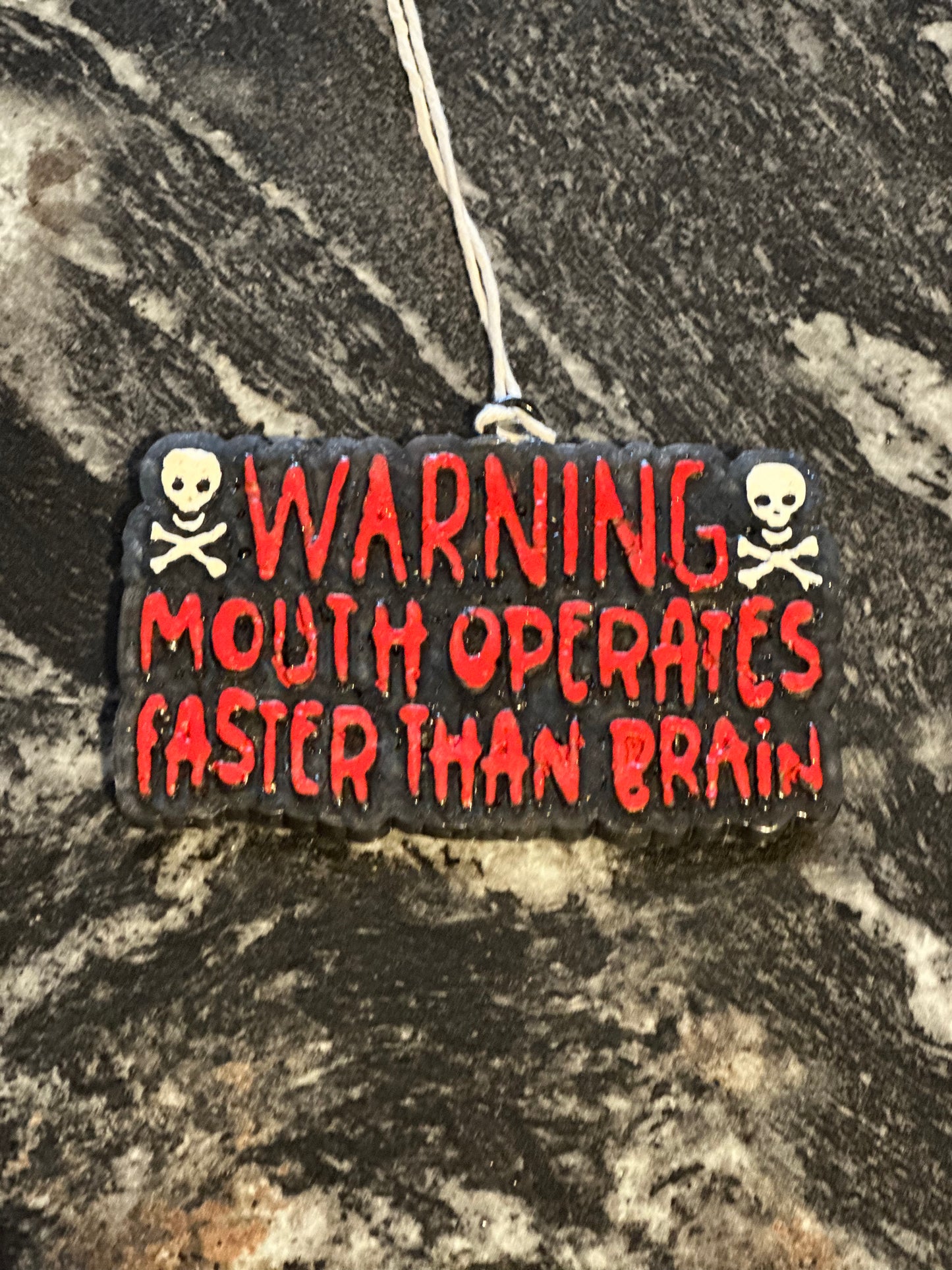 Freshie - Warning mouth operates faster than brain