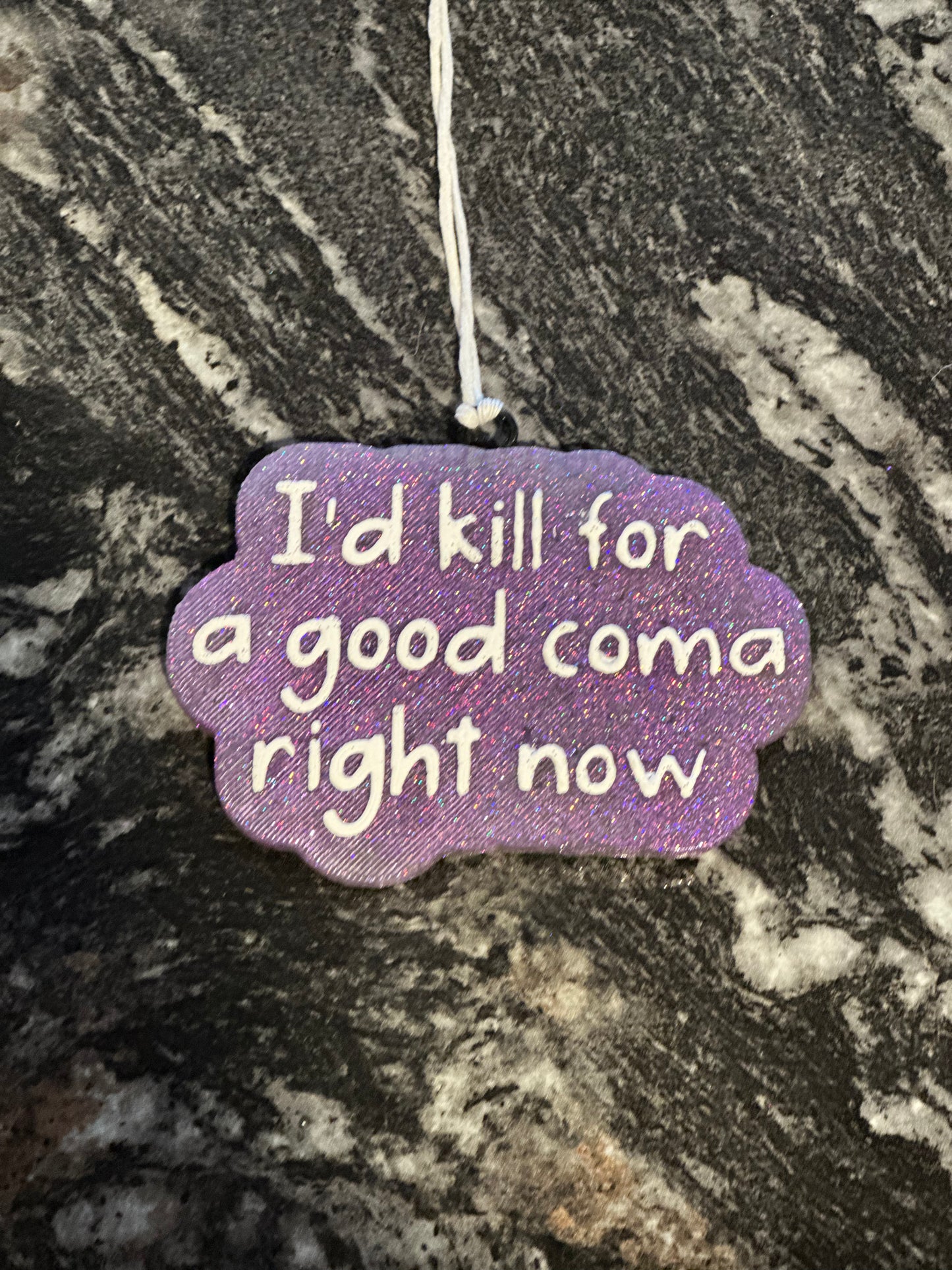 Freshie - I’d kill for a good coma right now