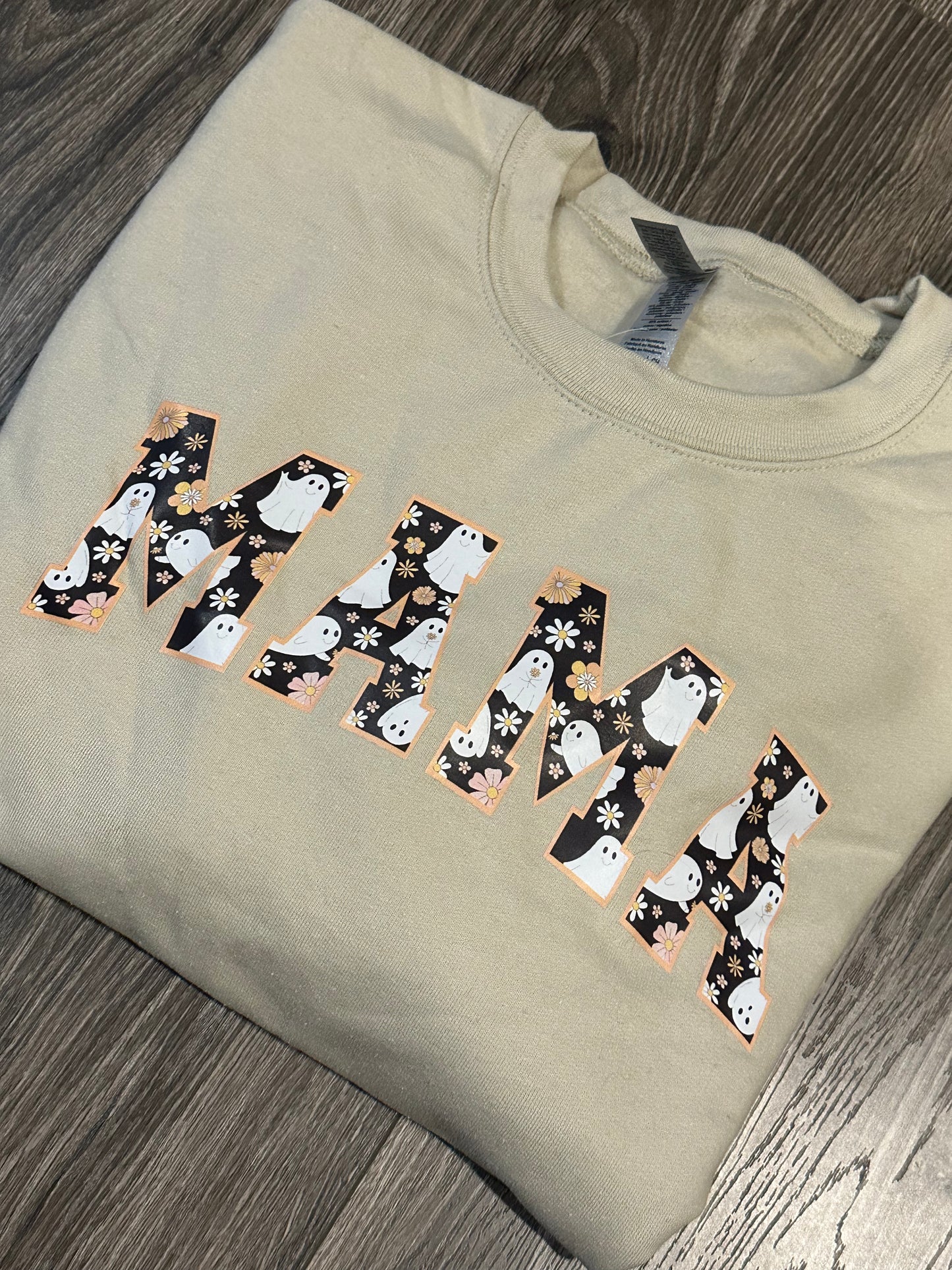 Mama Floral Ghost Unisex Crew