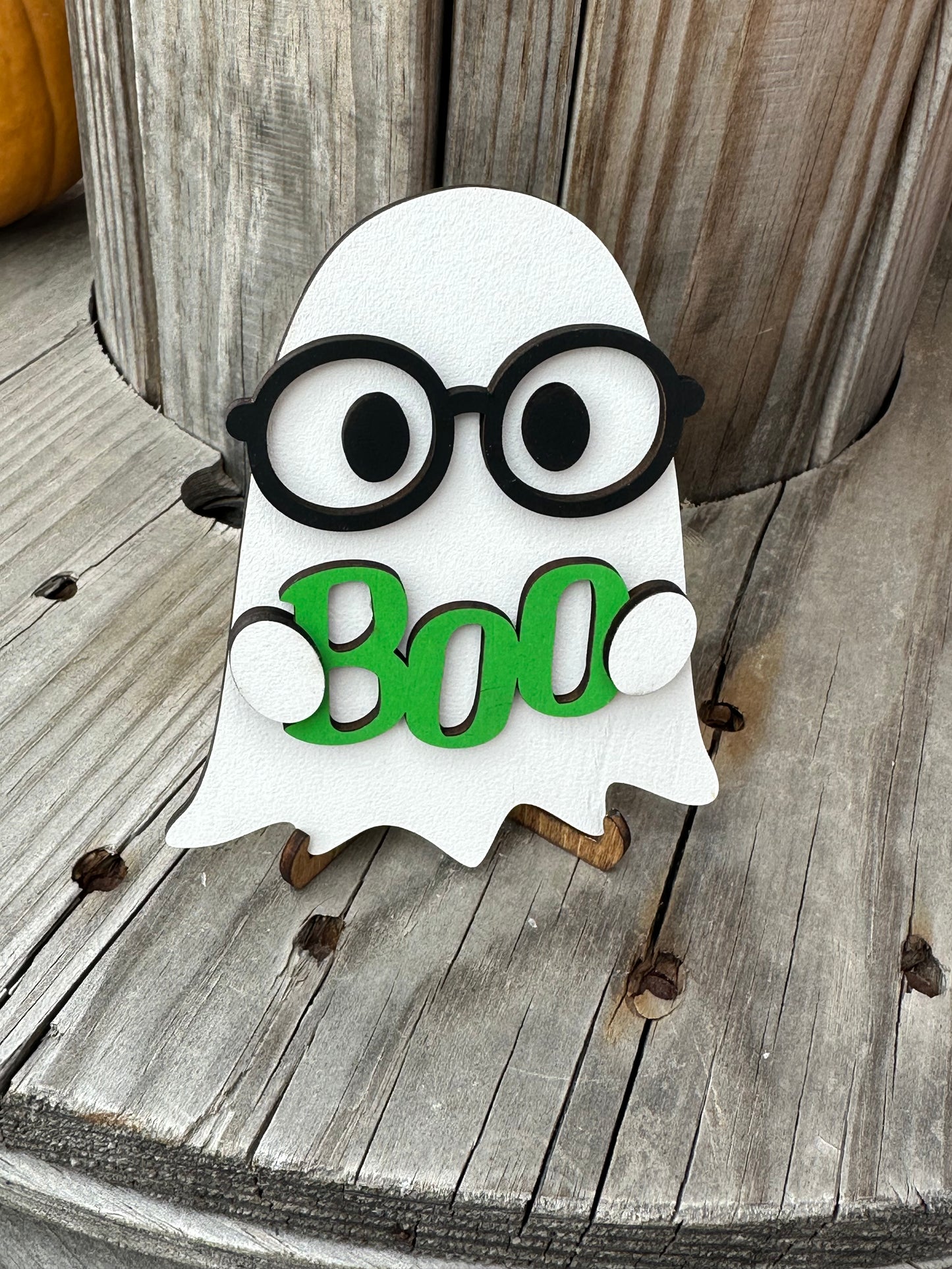 Ghost Tiered Tray Sign w/ Stand and Magnet