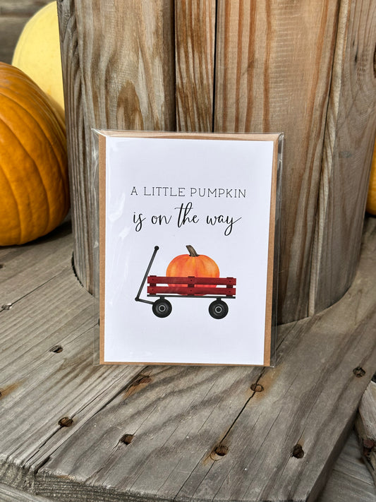 A Little Pumpkin Card