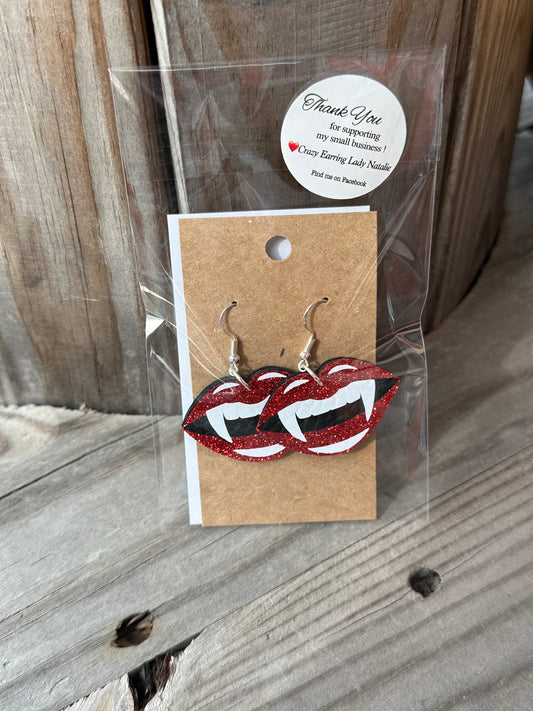 Vampire Earrings