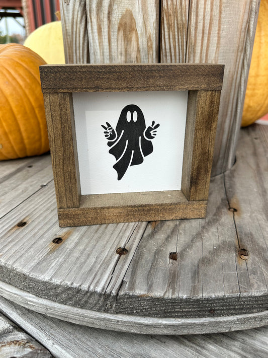 Peace Ghost Sign
