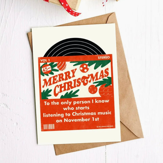 Card - Christmas music
