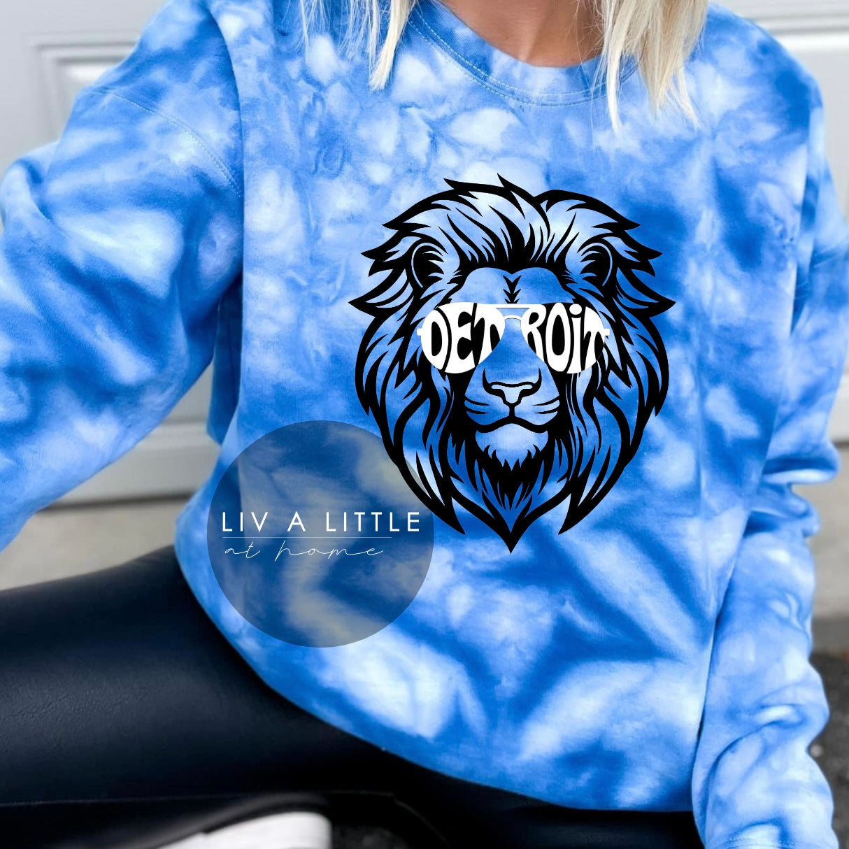 (RTS) Detroit Tie-Dye Crew