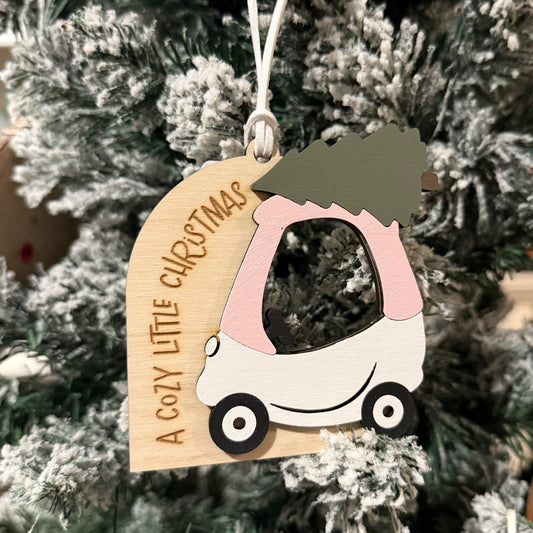Cozy Christmas Frame Ornament