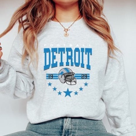 Detroit Lions 1929 Grey Unisex Crew