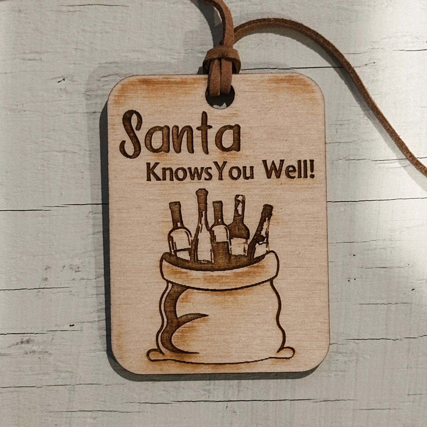 Gift Tag - Santa knows you well