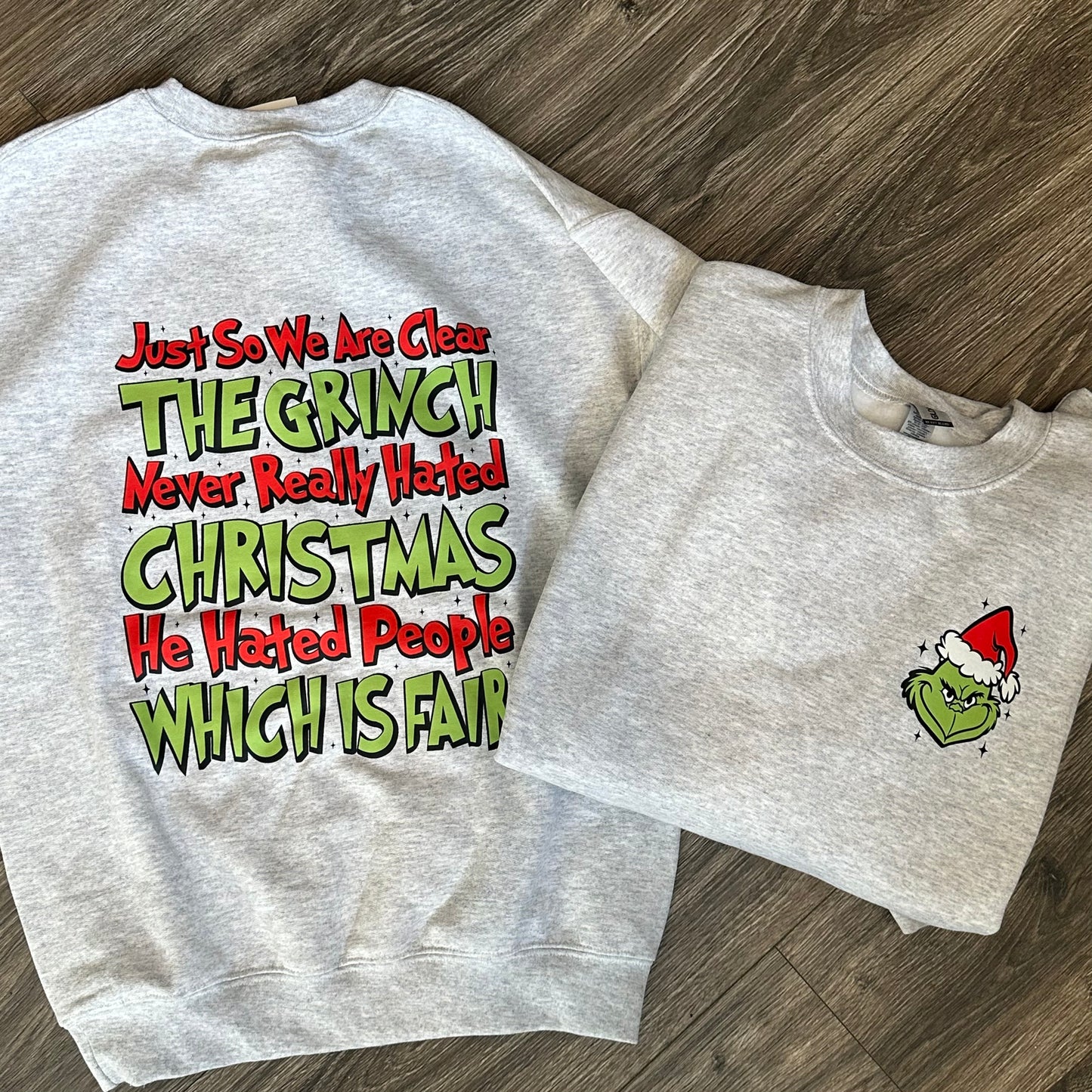 Grinch just so we’re clear