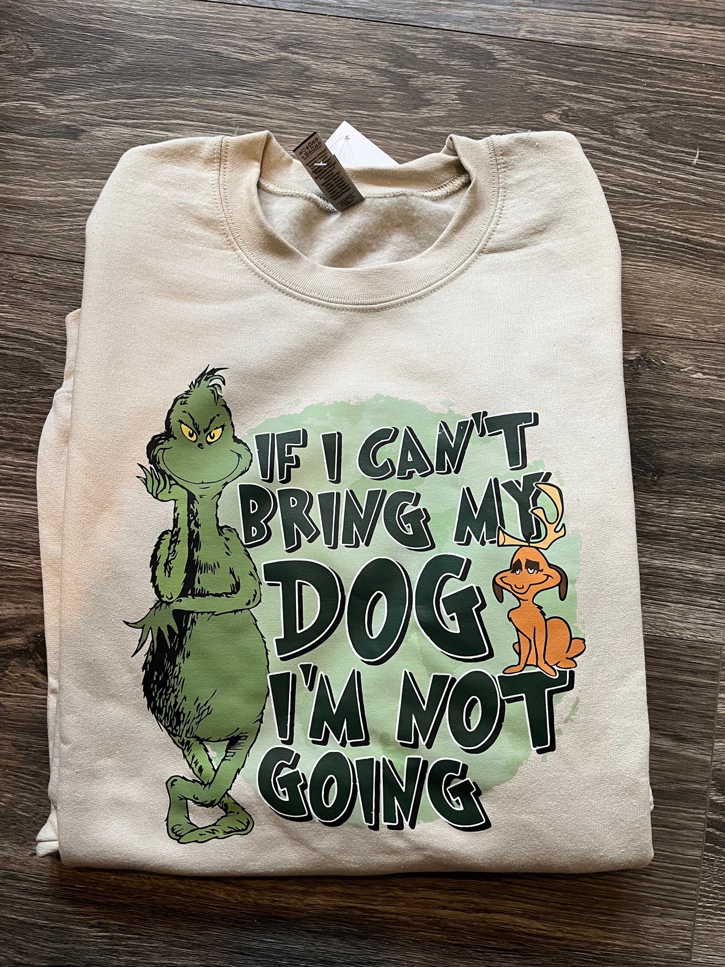 Grinch if I can’t bring my dog in not going