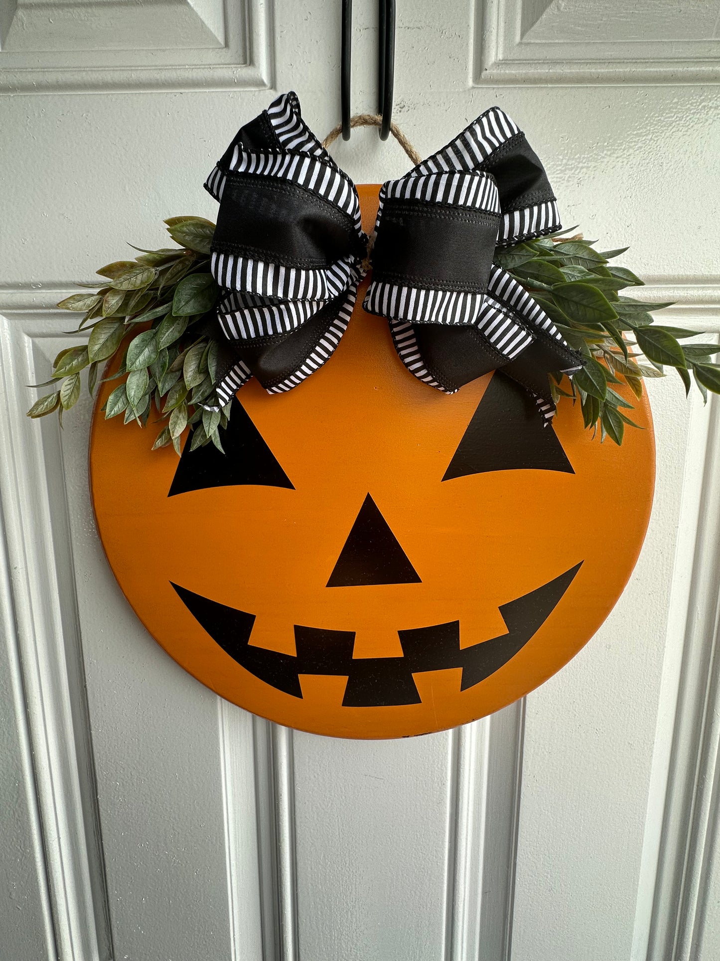 Jack o Lantern Door Hanger