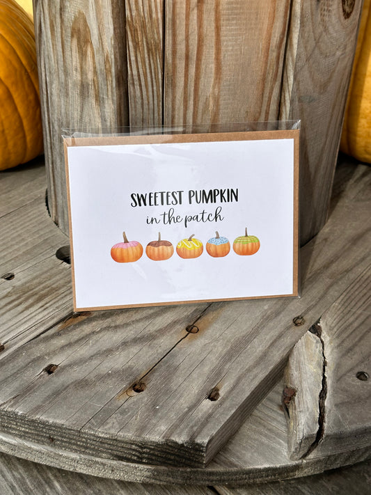 Sweetest Pumpkin Card