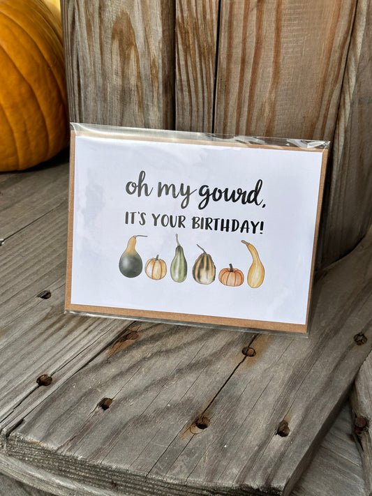 Oh My Gourd Card