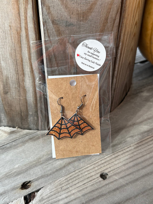 Spider Web Earrings